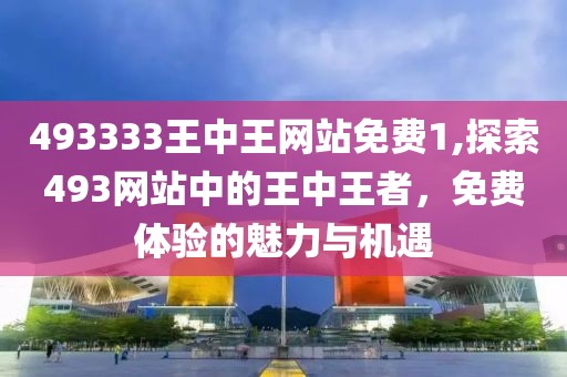 493333王中王网站免费1,探索493网站中的王中王者，免费体验的魅力与机遇