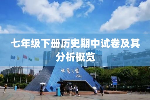 七年级下册历史期中试卷及其分析概览