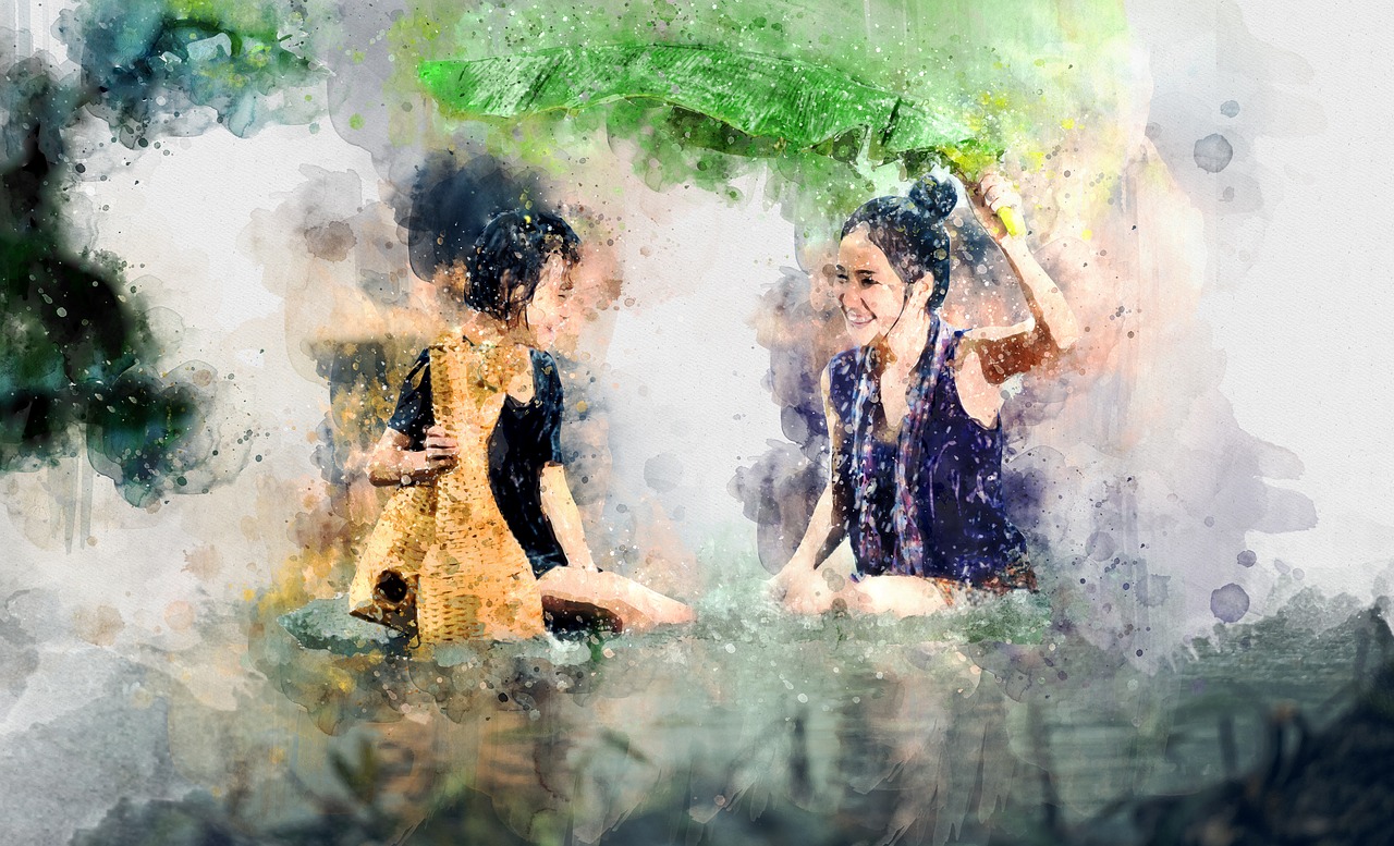 张大千的女人画，艺术中的情感韵味与独特表达