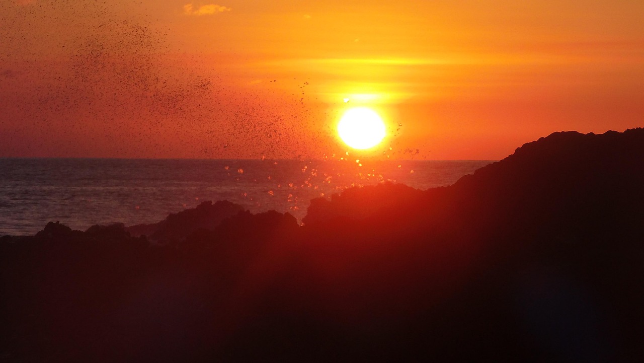 油画棒画夕阳教程，夕阳余晖的油画棒绘画技巧
