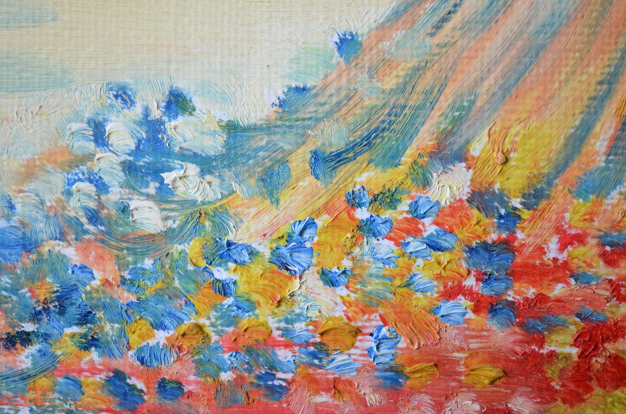 谢楚余油画作品，诗意与哲思的艺术探索