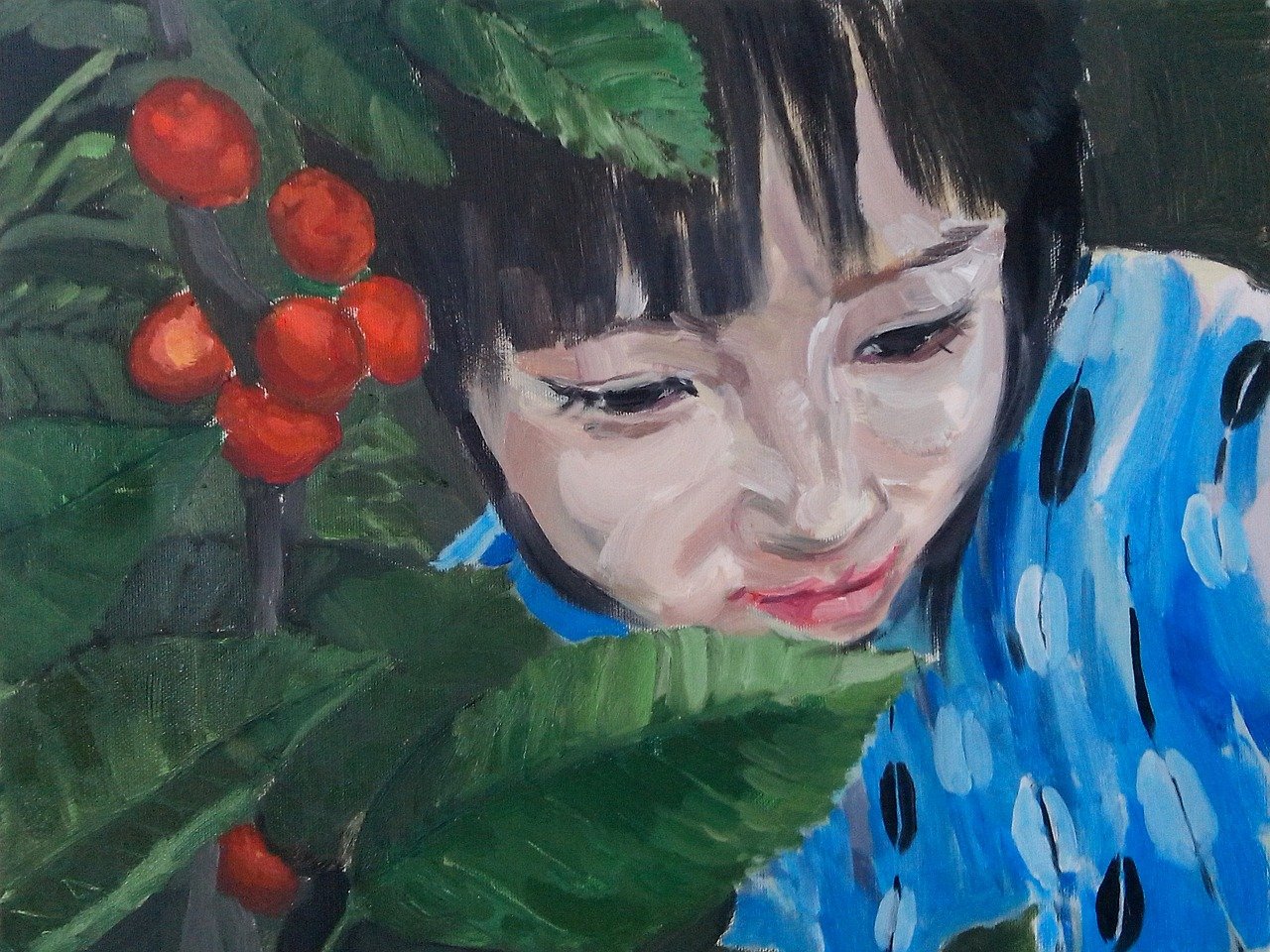 人物油画欣赏，探索艺术中的生命之美，领略生命之韵的魅力画卷