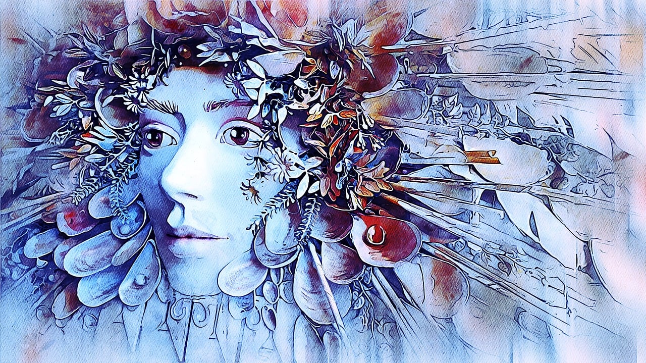 简单油画作品图片，艺术之美的创作易与欣赏体验